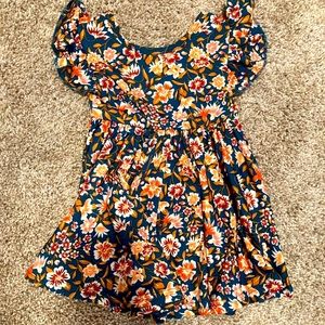Floral empire dress